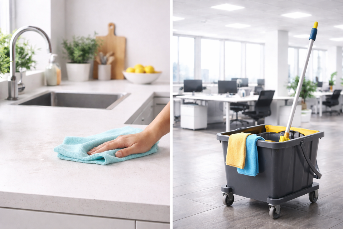Profesionalios ir kasdienės valymo priemonės – kuo jos skiriasi?