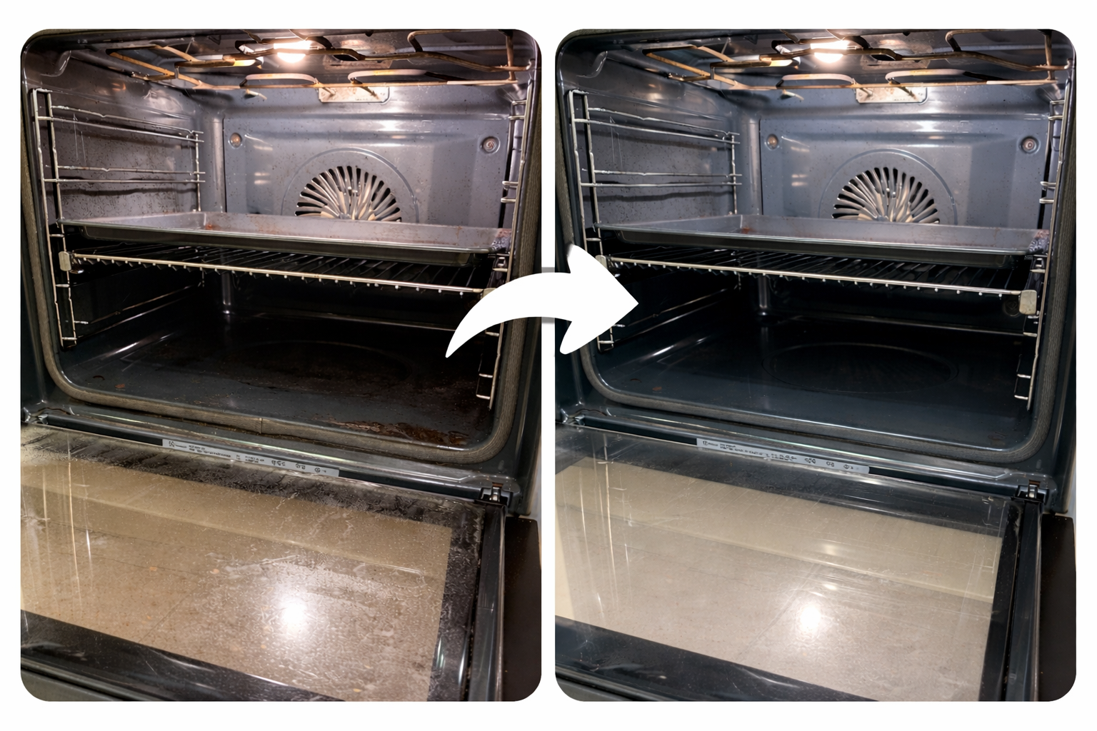 Kaip išvalyti stipriai pridegusią orkaitę be ilgo šveitimo?