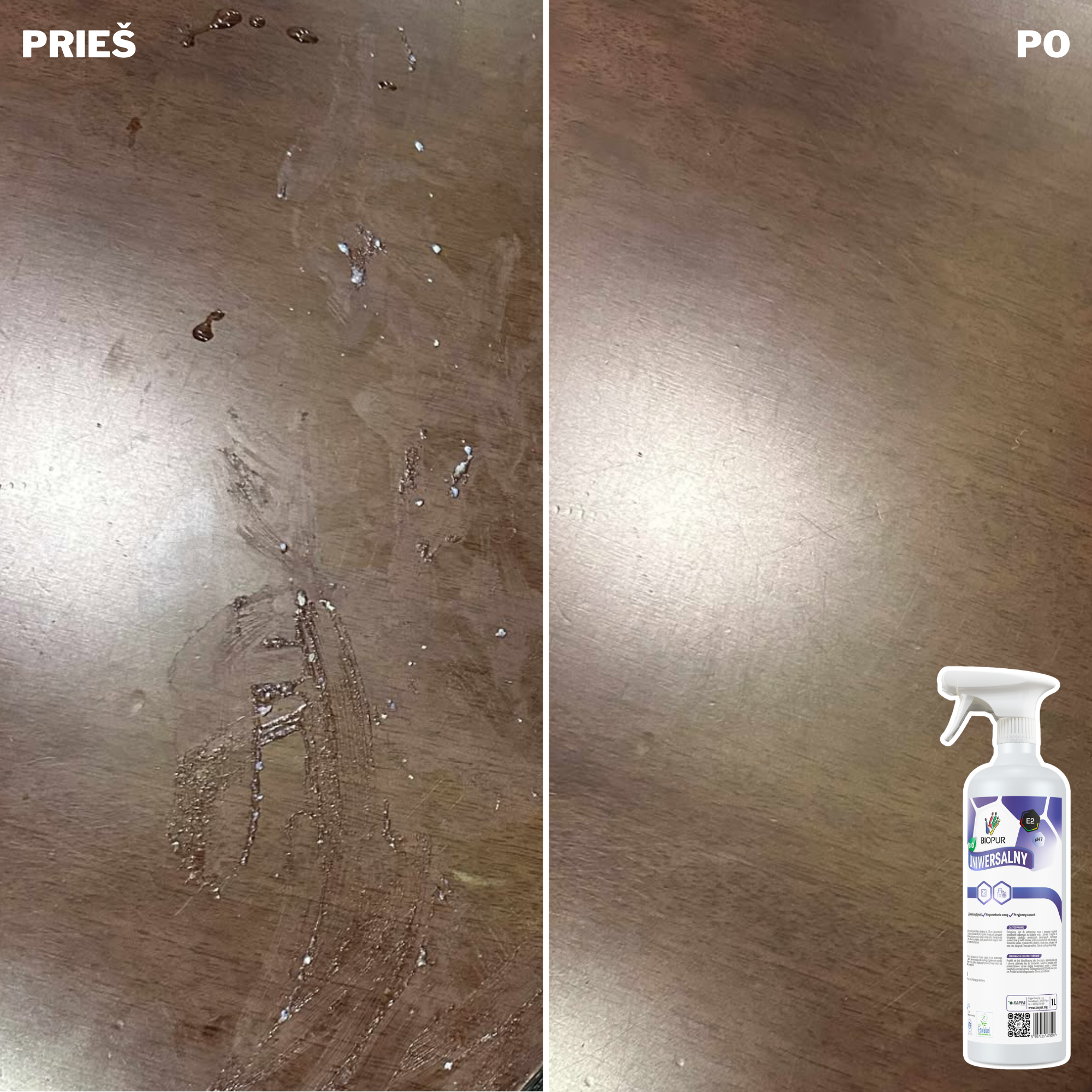 Ekologiškų valymo priemonių rinkinys - BIOPUR