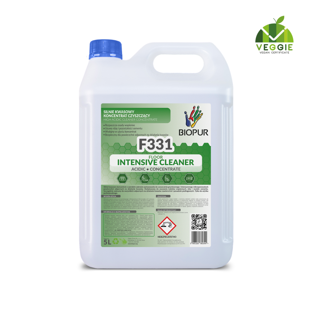 Strong acidic floor cleaner (concentrate) 5l - BIOPUR